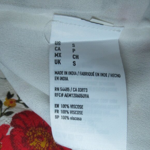 American Eagle Floral V-Neck Romper | Size Small - Picture 12 of 14